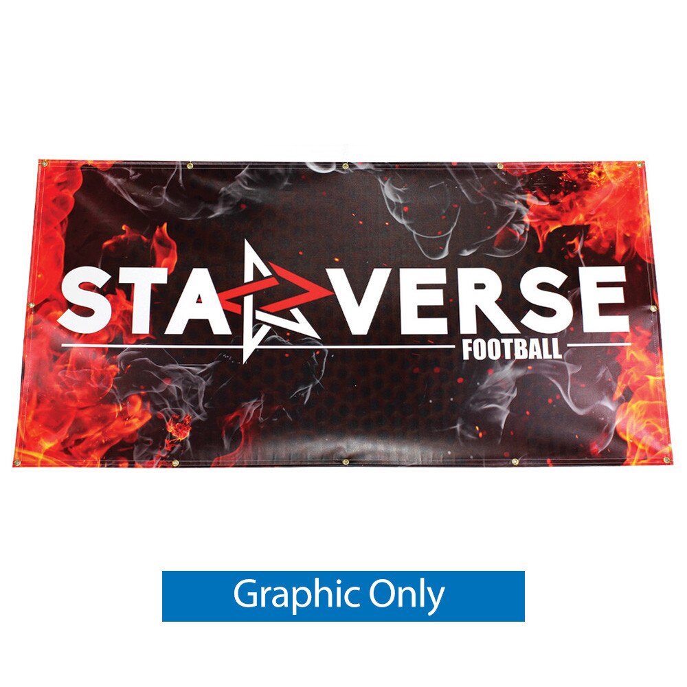 Foundation Outdoor Banner Stand — Single Sided Graphic Only